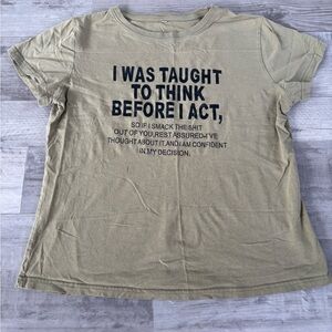 Olive Graphic T-Shirt